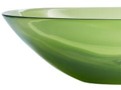 Beliani Umyvadlo 54 x 36 cm zelené MOENGO