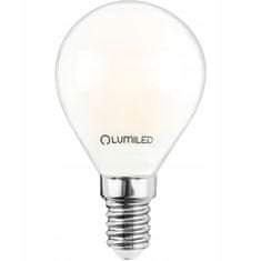 LUMILED 6x LED žárovka E14 P45 7W = 60W 770lm 4000K Neutrální bílá 360° Filament mléčná bublina