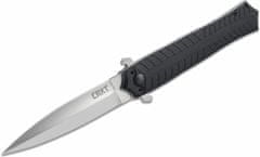 CRKT CR-2265 XOLOTL BLACK kapesní nůž - dýka 9,3 cm, černá, G10