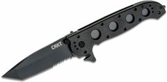 CRKT CR-M16-14ZLEK M16 - 14ZLEK TANTO Blackout taktický kapesní nůž 9,5 cm, celočerný, Zytel