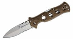 Cold Steel 10ABV3 Gunsite FDE kapesní nůž 10 cm, hnědá, Griv-Ex