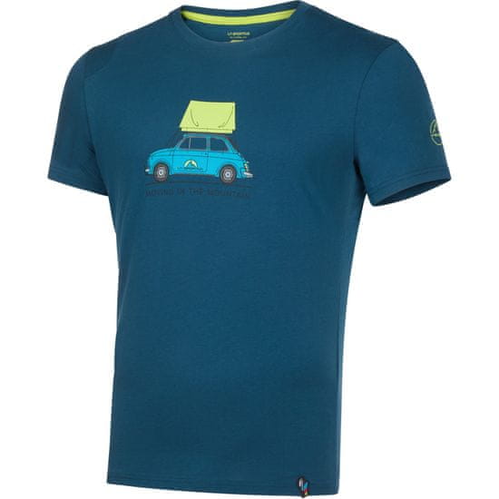 La Sportiva Tričko La Sportiva Cinquecento T-Shirt M Storm Blue/Lime Punch|XL