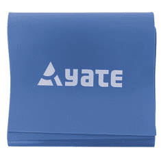 Yate Cvičební pás Yate Fit Band 120x12cm extra tuhý/modrý