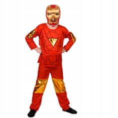bHome Dětský kostým Iron man s maskou a rukavicemi 110-122 M
