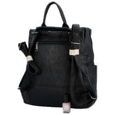 Urban Style Trendový dámský koženkový batůžek Barry, černá