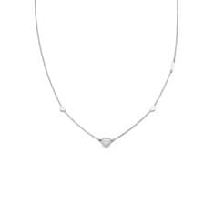 Liu.Jo Půvabný ocelový náhrdelník se srdíčky Essential LJ2169