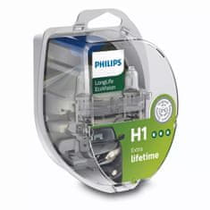 Philips Philips H1 12V 55W P14,5s LongLife EcoVision 2ks 12258LLECOS2
