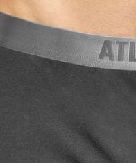 ATLANTIC Pánské klasické boxerky s knoflíčky - tmavě šedé Velikost: XXL