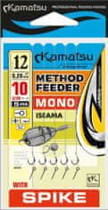 Kamatsu – Návazec METHOD FEEDER MONO ISEAMA 12 BLNO/10cm/0,20mm SPIKE K-006 OP.5 SZT