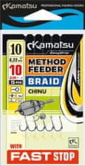 Kamatsu – Návazec METHOD FEEDER BRAID CHINU FAST STOP 10 BLNO/10cm/0,12mm K-007 OP.5 SZT