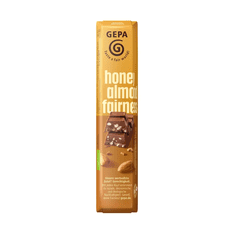 Gepa Bio mléčná čokoláda mandle a med 45 g