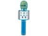 01377 Karaoke Bluetooth mikrofon, 1800mAh modrá