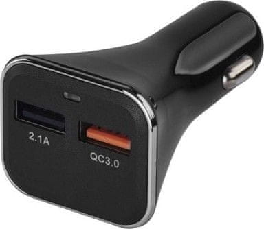 Emos Univerzální USB adaptér do auta 3A (28,5W) max.