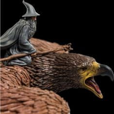 Weta Workshop Weta Workshop The Lord of the Rings - Gandalf on Gwaihir Figure Mini - 15 cm