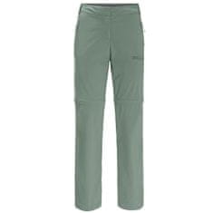 Jack Wolfskin Kalhoty trekové zelené 168 - 170 cm/S Glastal Zip Off Pants W