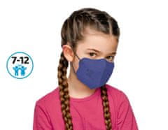 OnlineMedical 10x Respirátor FFP2 vhodný pro holky s CE - tmavě modrý