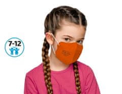 OnlineMedical 10x Respirátor FFP2 vhodný pro holky s CE - oranžový
