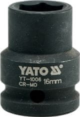 YATO Nástavec 1/2" rázový šestihranný 16 mm CrMo