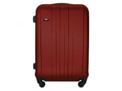 RGL 740 XXL Cestovní skořepinový kufr 76x50x30 cm, vínový