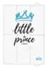 Cestovní přebalovací podložka, měkka, Little Prince, 60x40cm, bílá, modrá
