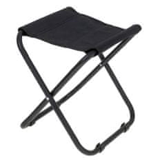 KIK Skládací kempingová/rybářská židle černá