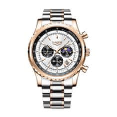 Lige Elegantní pánské hodinky pro stylové pány: Model 8989-4+ s dávkou elegance zdarma.