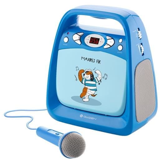 GoGEN Přehrávač CD Maxi Karaoke, Maxipes Fík modrý