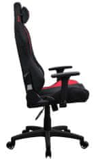 Arozzi herní židle TORRETTA SuperSoft/ látkový povrch/ černočervená