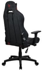 Arozzi herní židle TORRETTA SuperSoft/ látkový povrch/ černočervená