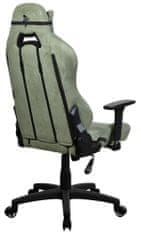 Arozzi herní židle TORRETTA SuperSoft/ látkový povrch/ lesní zelená