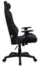 Arozzi herní židle TORRETTA SuperSoft/ látkový povrch/ černá