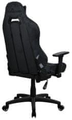 Arozzi herní židle TORRETTA SuperSoft/ látkový povrch/ černá