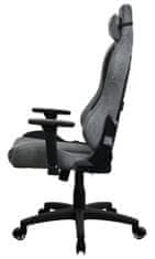 Arozzi herní židle TORRETTA SuperSoft/ látkový povrch/ antracitově šedá