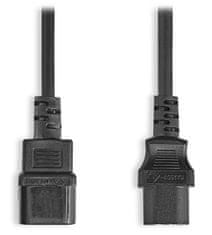 Nedis napájecí prodlužovací kabel/ konektor IEC-320-C14/ konektor IEC-320-C13/ černý/ bulk/ 5m