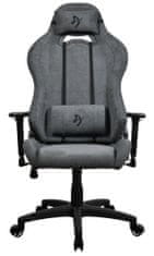 Arozzi herní židle TORRETTA Soft Fabric v2/ látkový povrch/ šedá popelavá