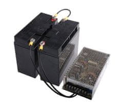 Xtend Solarmi Kabel pro připojení baterie, 100cm, 10mm2, očko M8 - dutinka