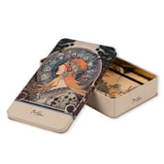 Notique Plechová dóza Alfons Mucha - Zodiak, 24 × 14 × 4 cm