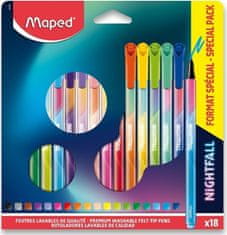 Maped Fixy Color´Peps Deco Nightfall 18 barev