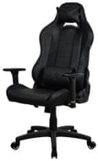 Arozzi herní židle TORRETTA Soft PU/ polyuretanový povrch/ černá