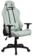 Arozzi herní židle TORRETTA Soft Fabric v2/ látkový povrch/ perlově zelená