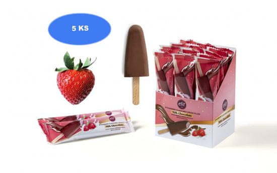 ELIT Strawberry milk chocolate stick 35g (nanuk) (5 ks)