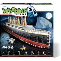 Wrebbit Wrebbit 3D Puzzle Titanic 440 dílků