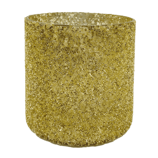 PRODEX Kalíšek na svíčku zlatý střední 10 x 10 cm