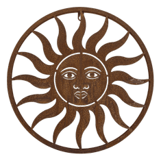 PRODEX Slunce kov hnědé menší 38 cm