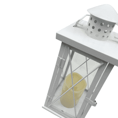 PRODEX Lampa plechová s LED svíčkou 37 x 15 cm