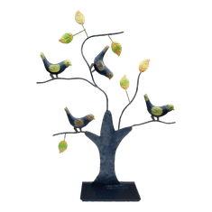 PRODEX Strom s ptáčky kovový velký 57 x 45 cm
