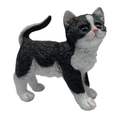 PRODEX Kočka polyston černobílá 23 x 22 cm
