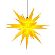 Decor By Glassor Herrnhuter plastová hvězda žlutá - 68 cm