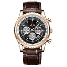 Lige Elegantní pánské hodinky 8989-12: Luxusní kousek do šatníku s bonus ZDARMA