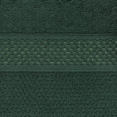 Eurofirany Bavlněný ručník DANNY 70x140 Eurofirany tmavě zelený